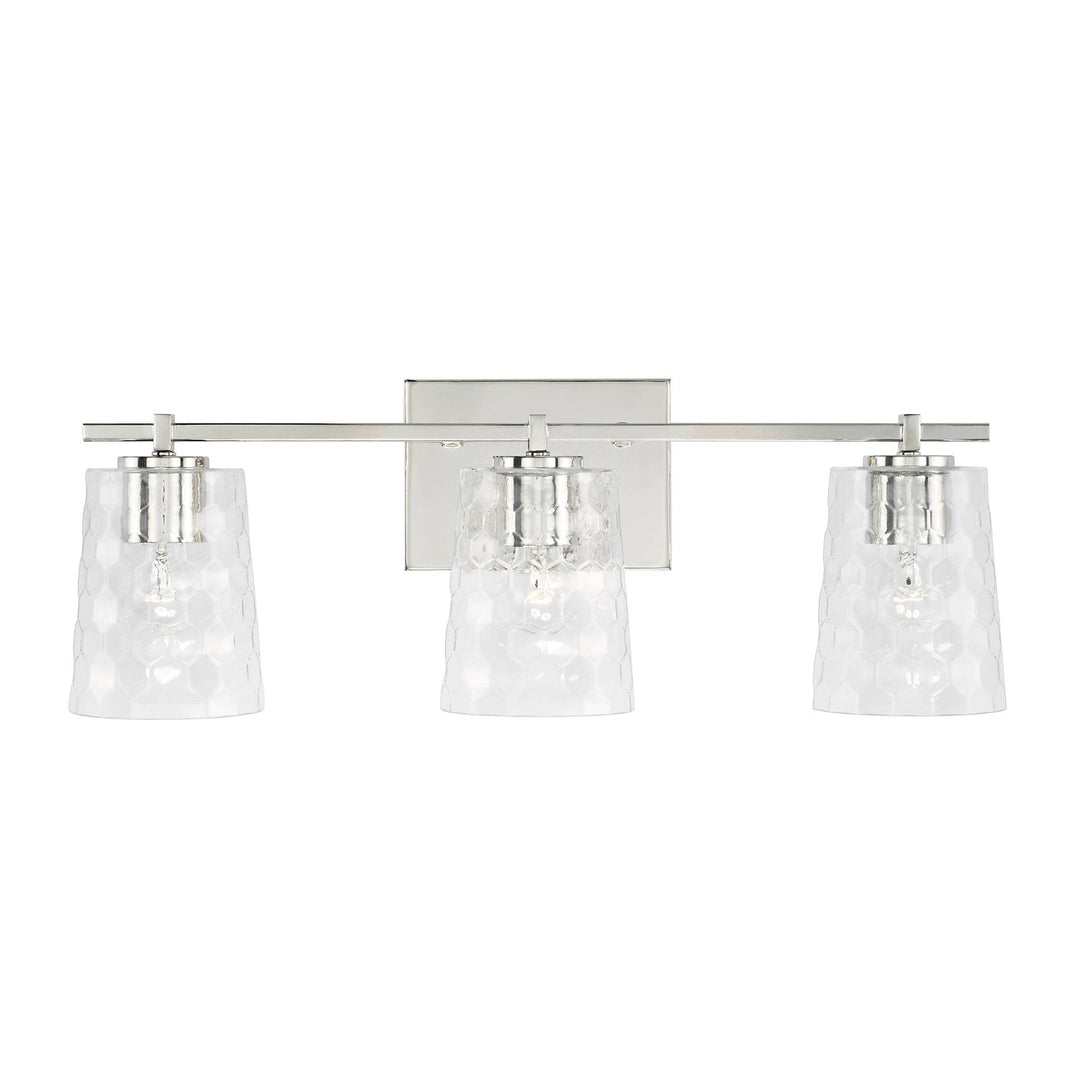 Capital Burke 143531PN-517 Bath Vanity Light 24 in. wide - Polished Nickel