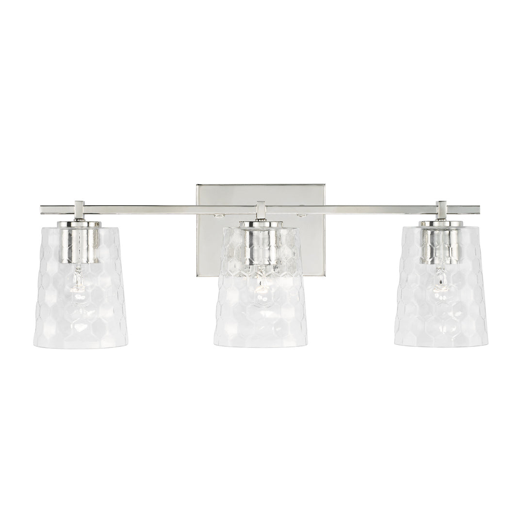 Capital Burke 143531PN-517 Bath Vanity Light 24 in. wide - Polished Nickel