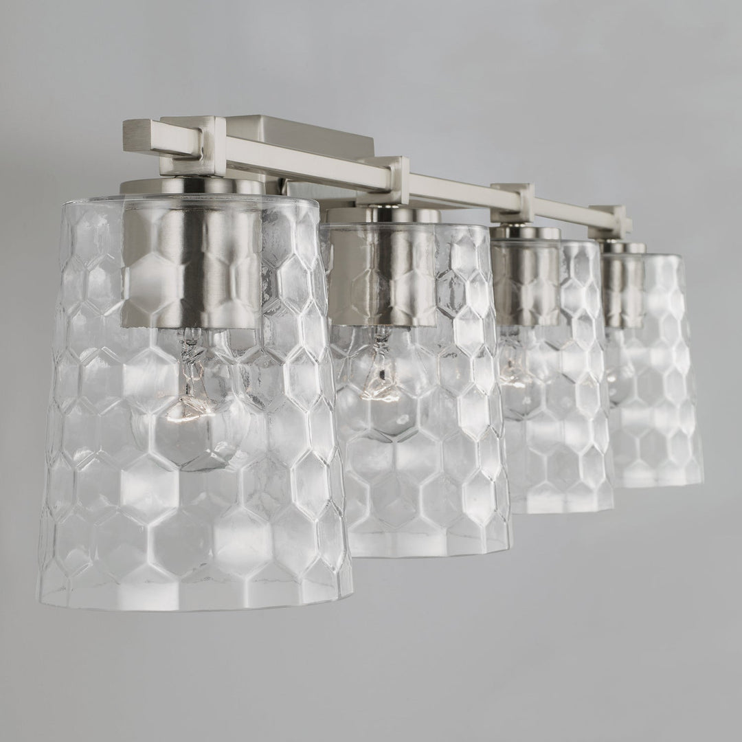 Capital Burke 143541BN-517 Bath Vanity Light 33 in. wide - Brushed Nickel