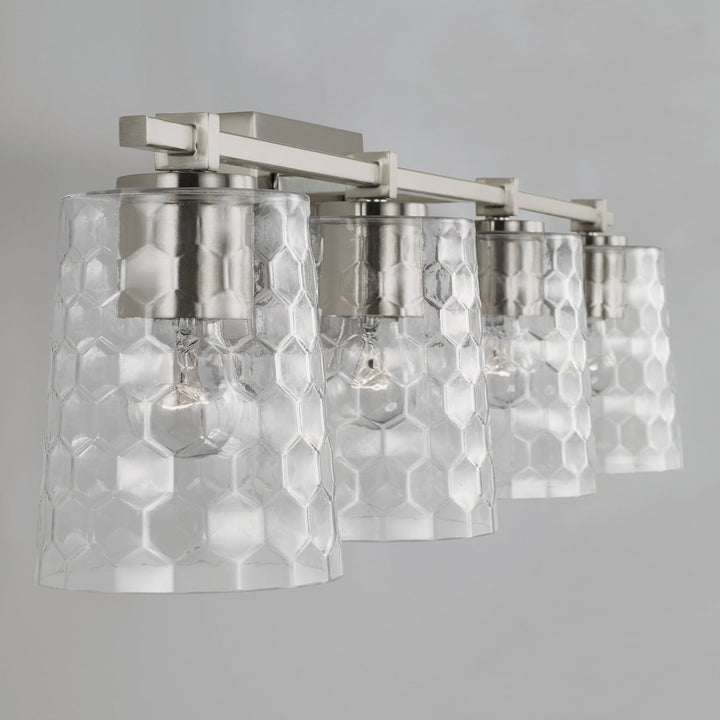 Capital Burke 143541BN-517 Bath Vanity Light 33 in. wide - Brushed Nickel