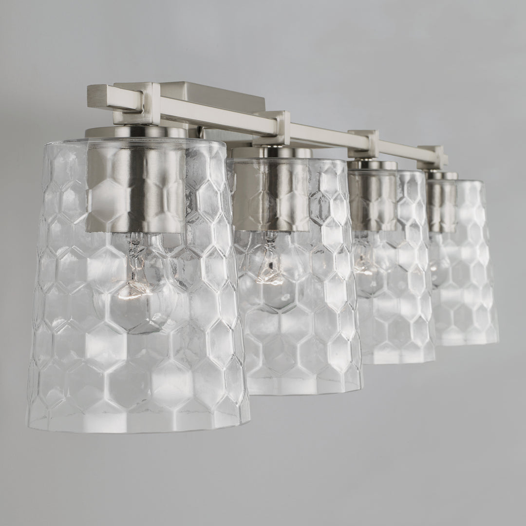 Capital Burke 143541BN-517 Bath Vanity Light 33 in. wide - Brushed Nickel