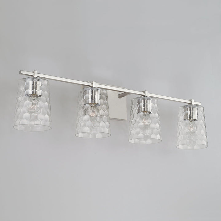Capital Burke 143541BN-517 Bath Vanity Light 33 in. wide - Brushed Nickel