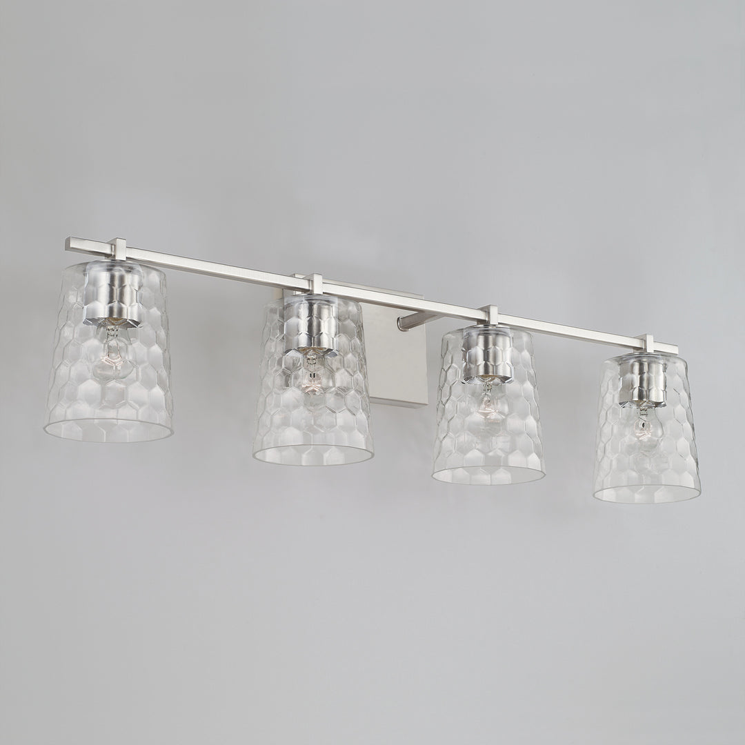 Capital Burke 143541BN-517 Bath Vanity Light 33 in. wide - Brushed Nickel