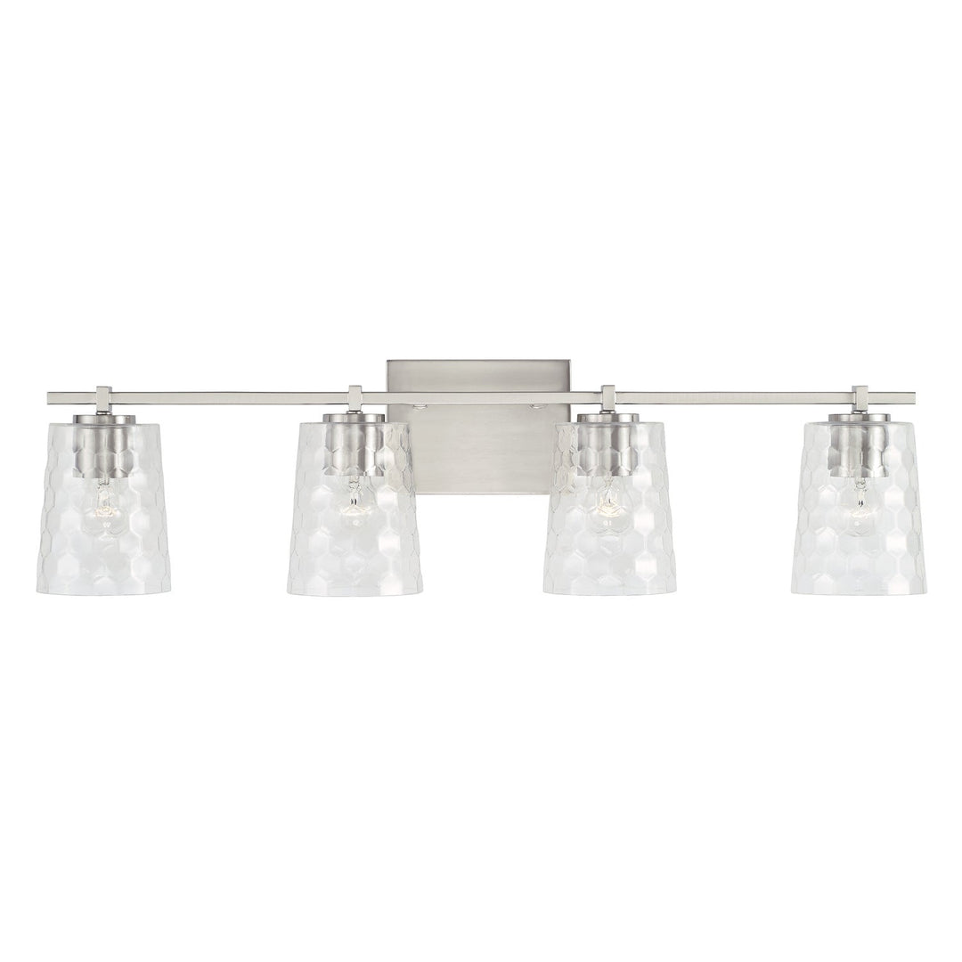 Capital Burke 143541BN-517 Bath Vanity Light 33 in. wide - Brushed Nickel