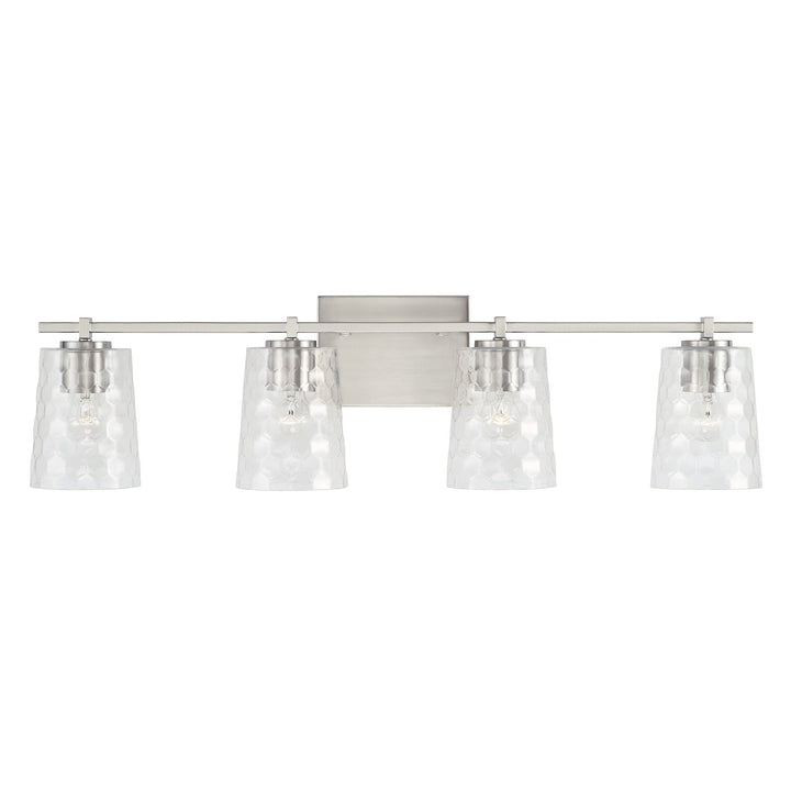 Capital Burke 143541BN-517 Bath Vanity Light 33 in. wide - Brushed Nickel