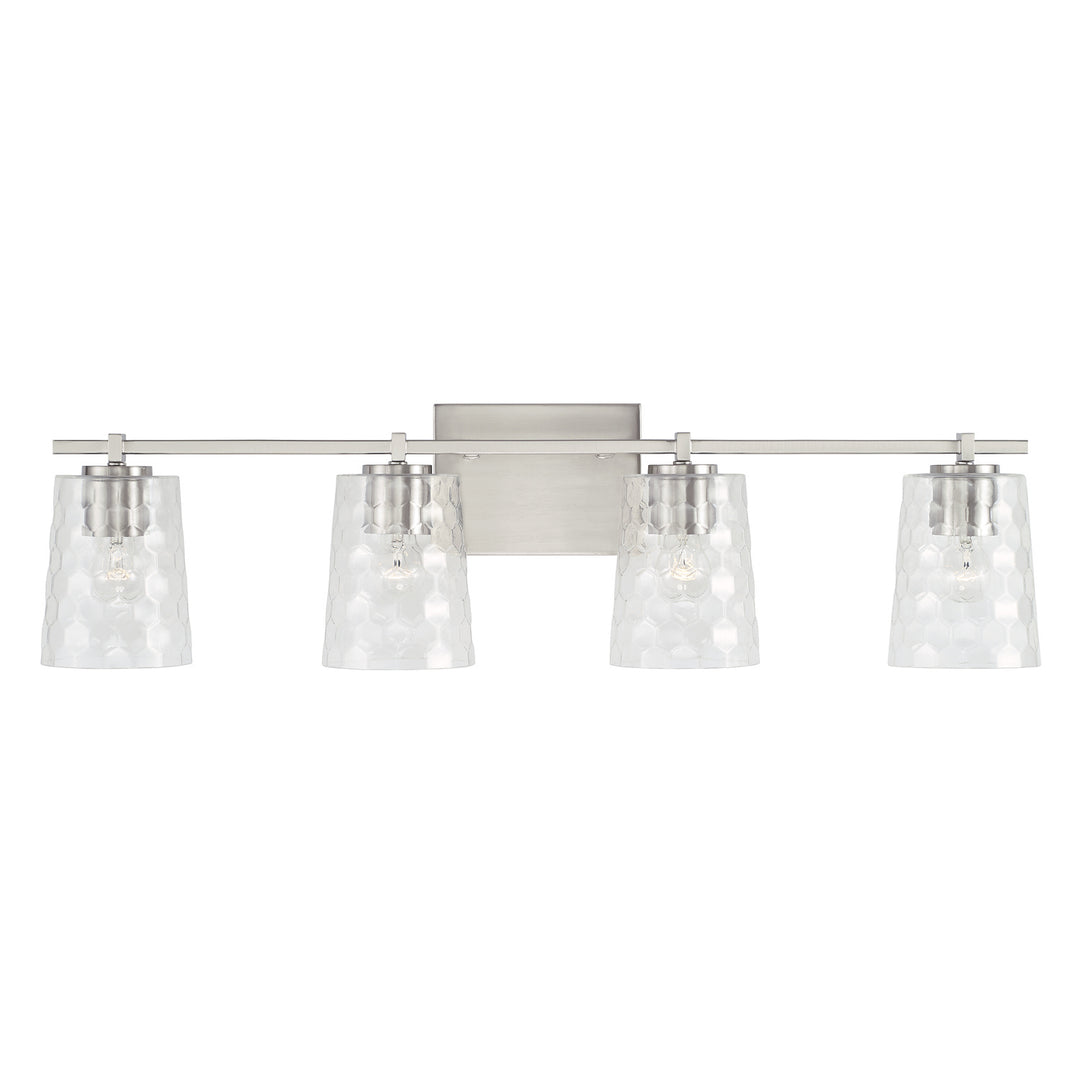 Capital Burke 143541BN-517 Bath Vanity Light 33 in. wide - Brushed Nickel