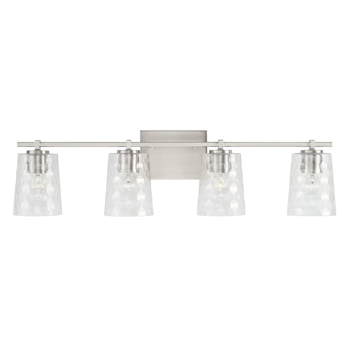 Capital Burke 143541BN-517 Bath Vanity Light 33 in. wide - Brushed Nickel