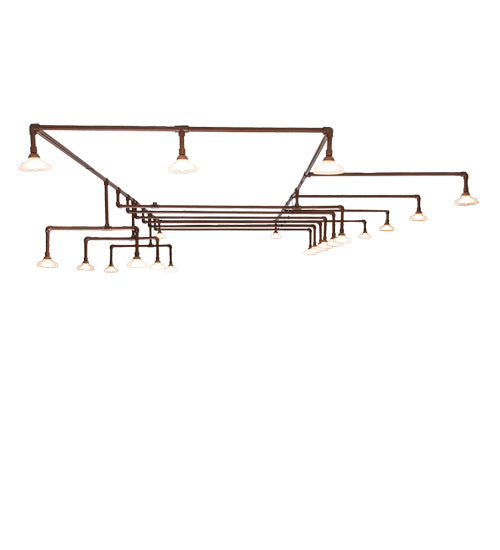 Meyda Tiffany Pipedream 226153 Chandelier Light - Nickel,Copper