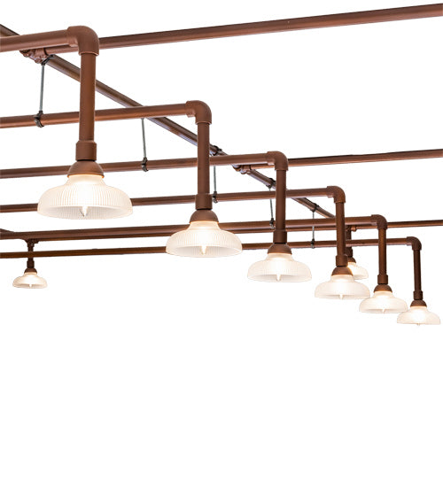 Meyda Tiffany Pipedream 226153 Chandelier Light - Nickel,Copper