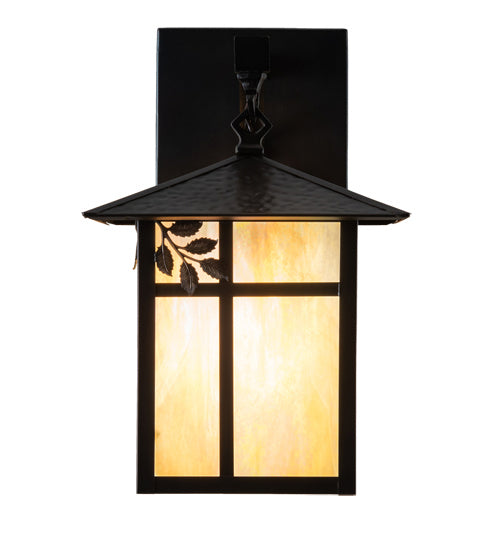 Meyda Tiffany Lighting 41371 Seneca One Light Wall Sconce Outdoor Bronze / Dark