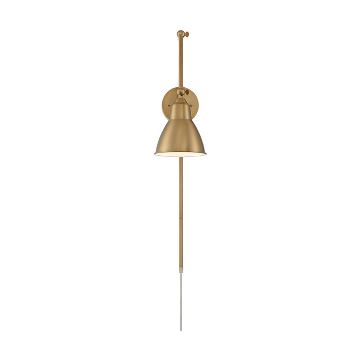 Nuvo Lighting 60-7364 Fulton One Light Swing Arm Wall Lamp Lamp Brass