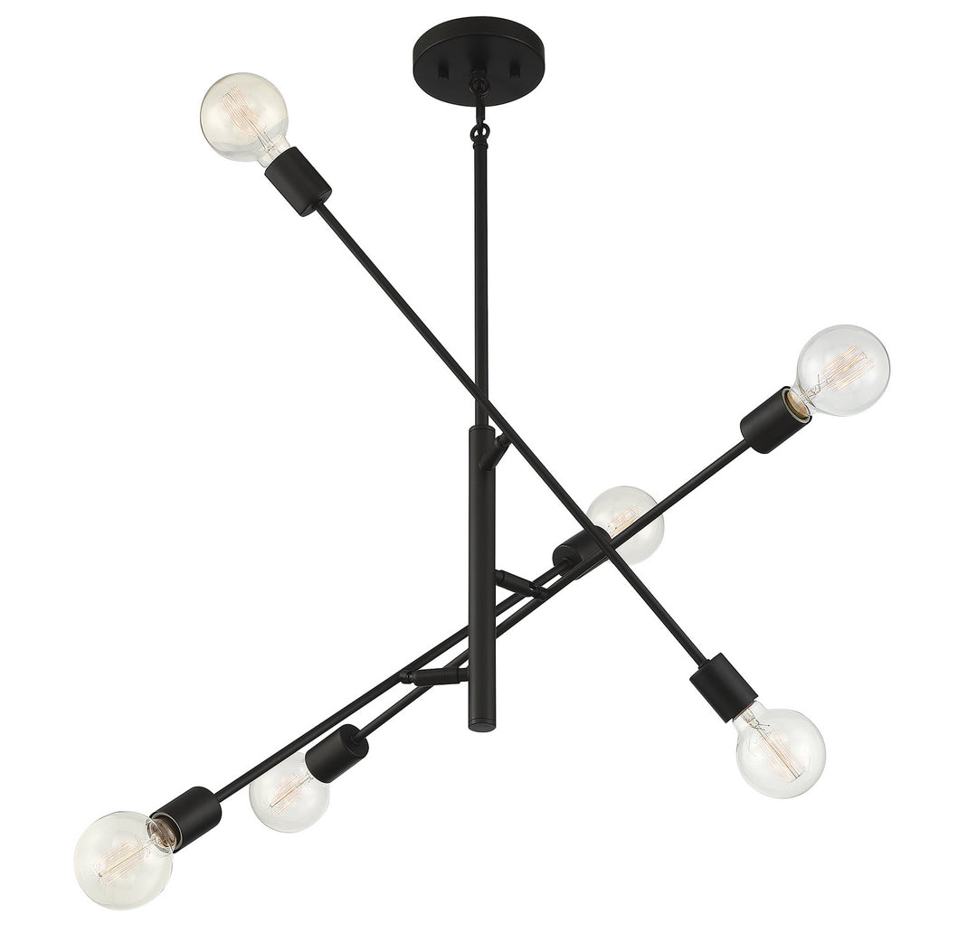 Meridian M10084MBK Chandelier Light - Matte Black