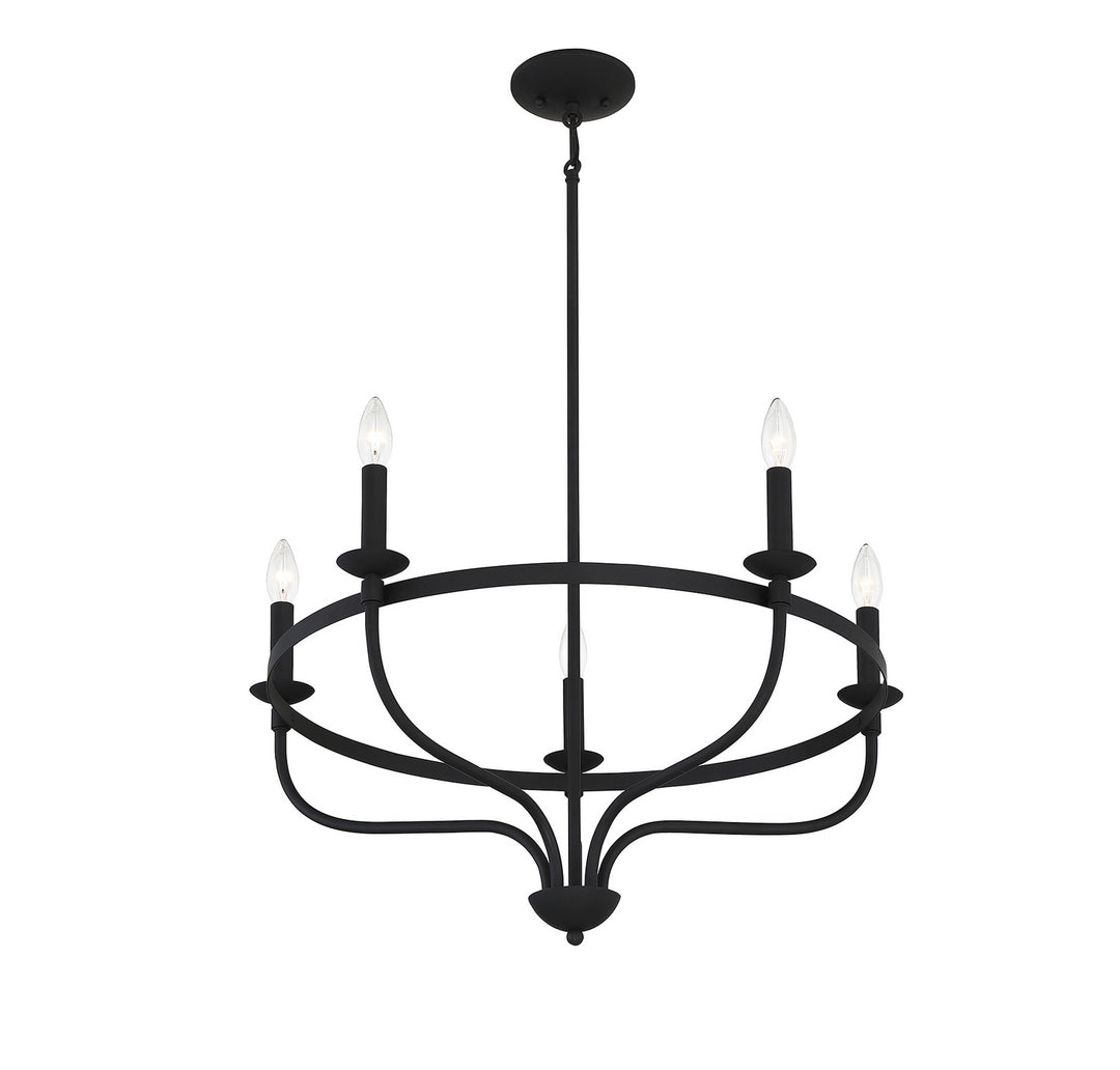 Meridian M10087MBK Chandelier Light - Matte Black