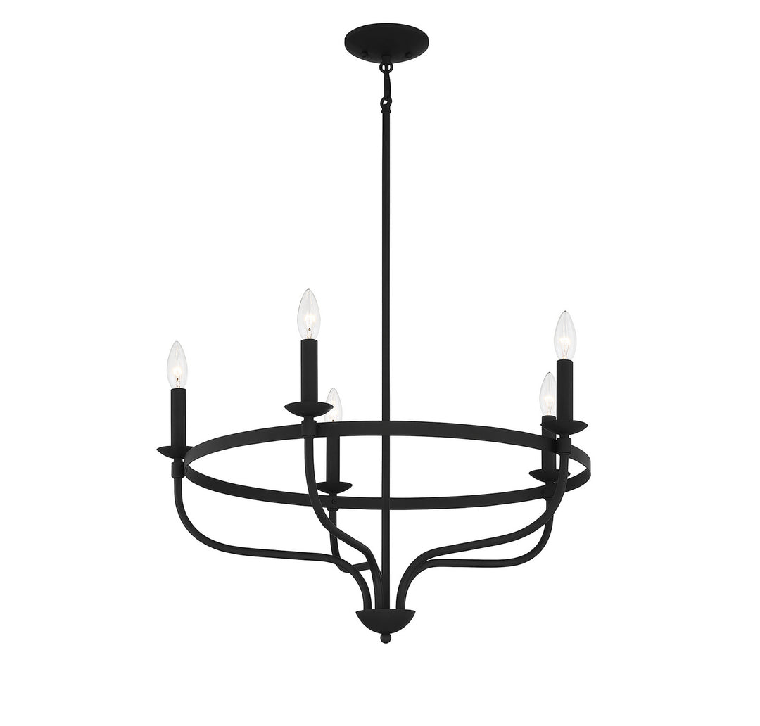 Meridian M10087MBK Chandelier Light - Matte Black