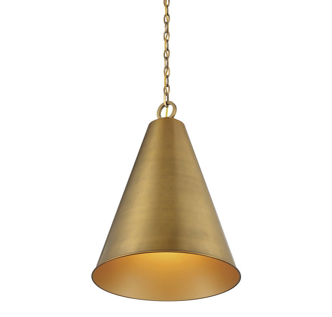 Meridian M70112NB Pendant Light - Natural Brass
