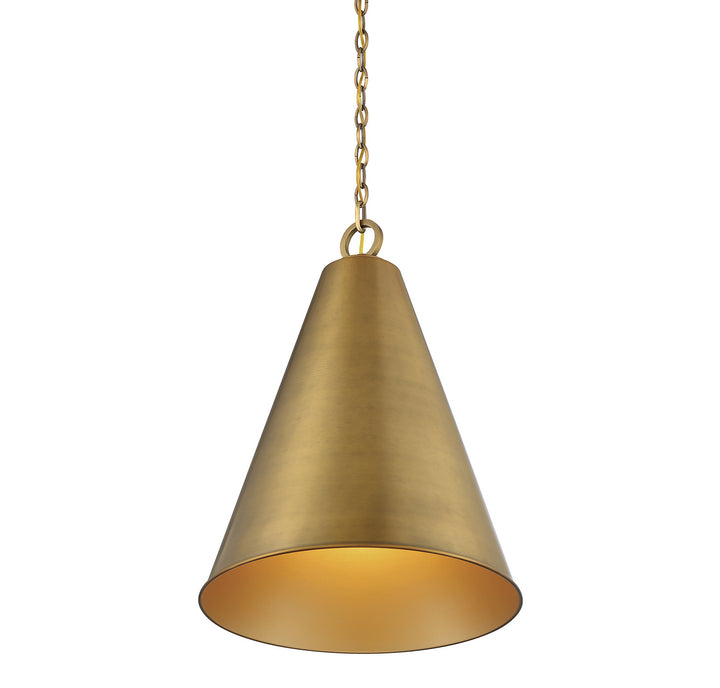 Meridian M70112NB Pendant Light - Natural Brass