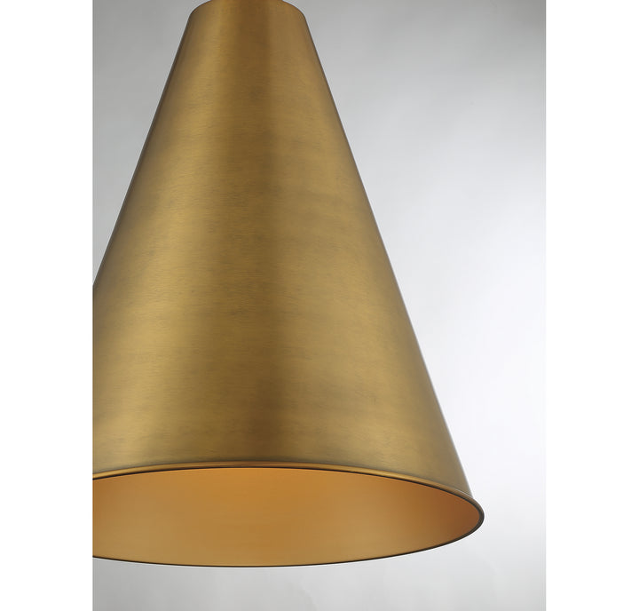 Meridian M70112NB Pendant Light - Natural Brass