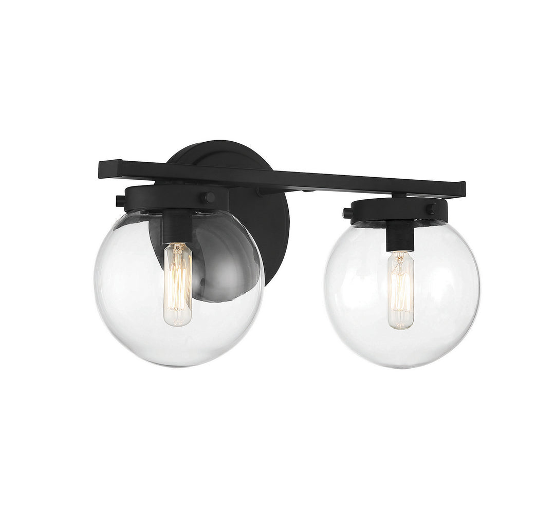 Meridian M80046MBK Bath Vanity Light 16 in. wide - Matte Black