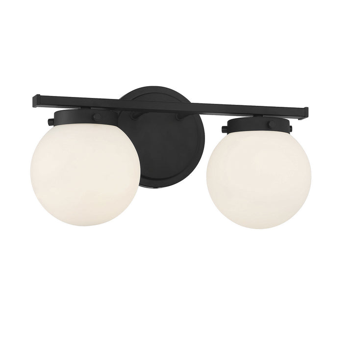 Meridian M80047MBK Bath Vanity Light 16 in. wide - Matte Black