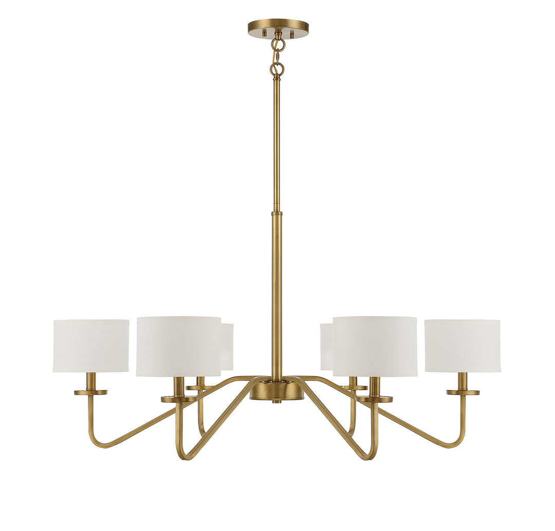 Meridian M10092NB Chandelier Light - Natural Brass