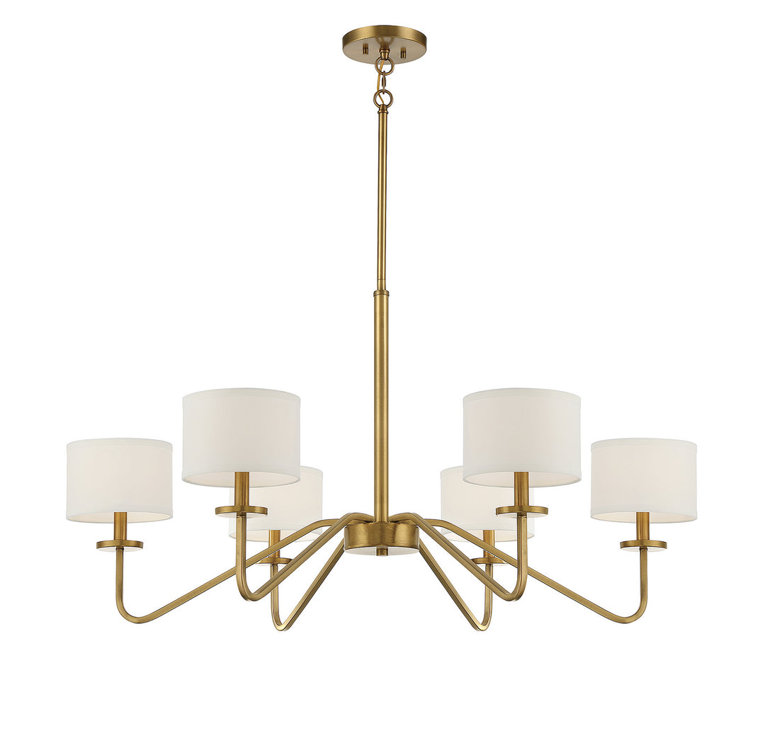 Meridian M10092NB Chandelier Light - Natural Brass