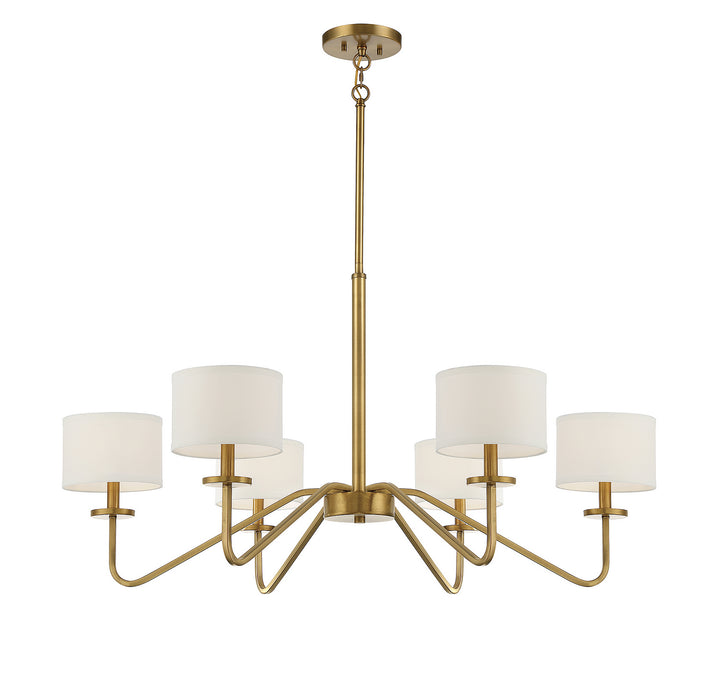 Meridian M10092NB Chandelier Light - Natural Brass