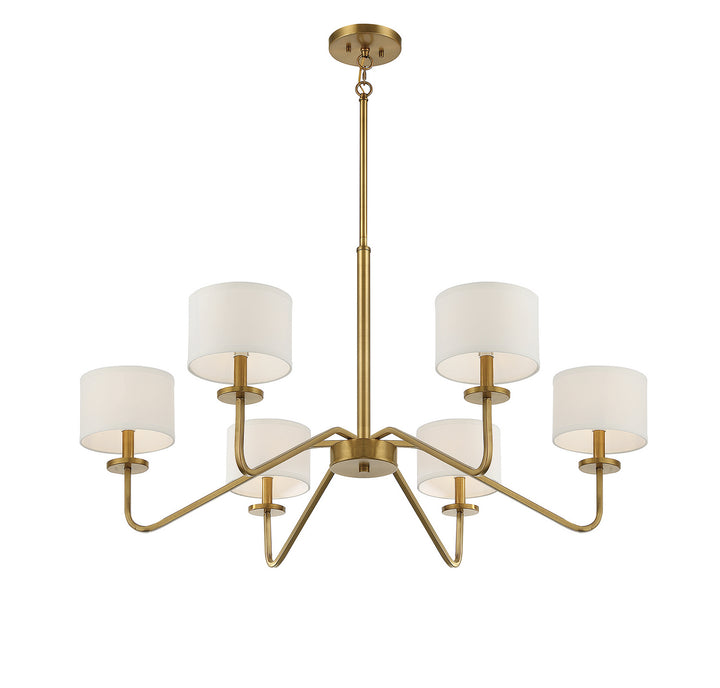 Meridian M10092NB Chandelier Light - Natural Brass
