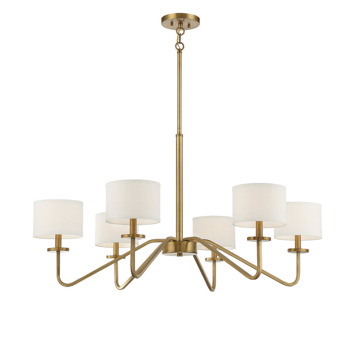 Meridian M10092NB Chandelier Light - Natural Brass