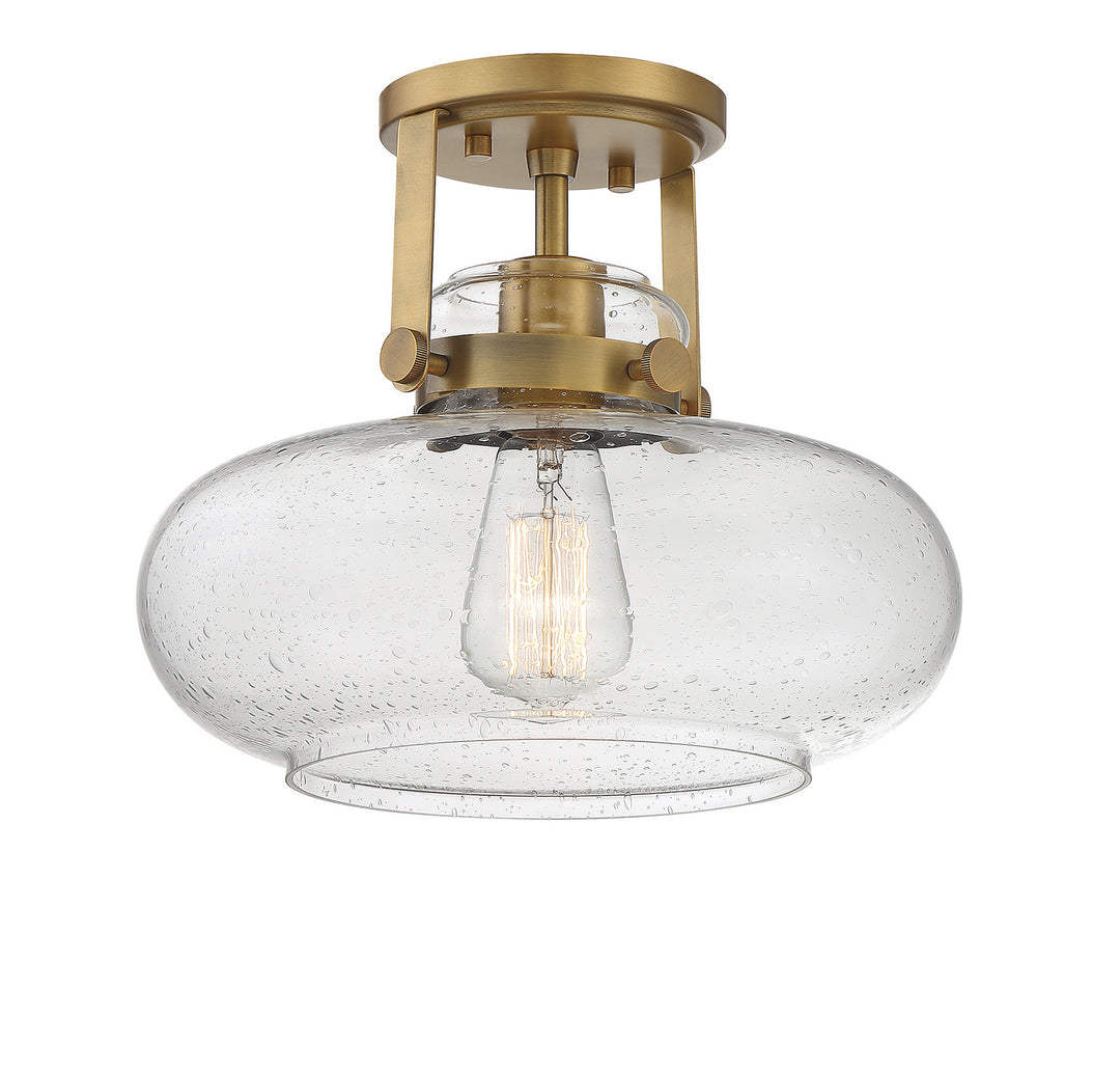 Meridian M60064NB Ceiling Light - Natural Brass