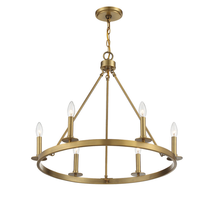 Meridian M10093NB Chandelier Light - Natural Brass