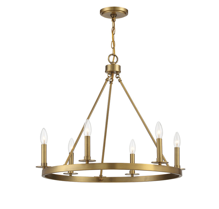 Meridian M10093NB Chandelier Light - Natural Brass