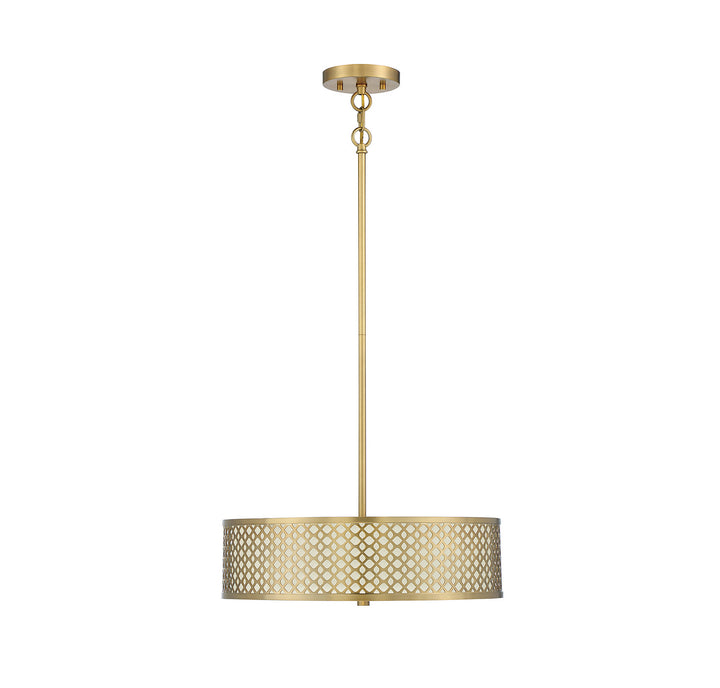 Meridian M70108NB Pendant Light - Natural Brass