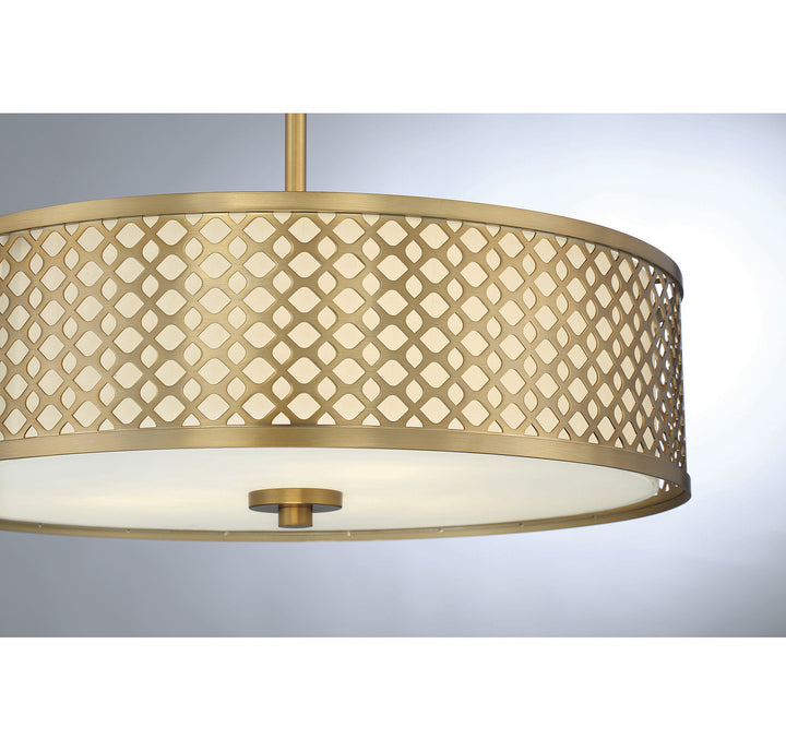 Meridian M70108NB Pendant Light - Natural Brass