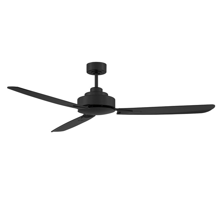 Meridian M2010MBK Ceiling Fan 58 - Matte Black, Black/