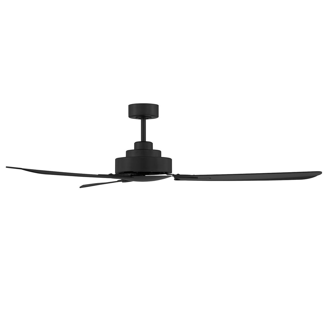 Meridian M2010MBK Ceiling Fan 58 - Matte Black, Black/