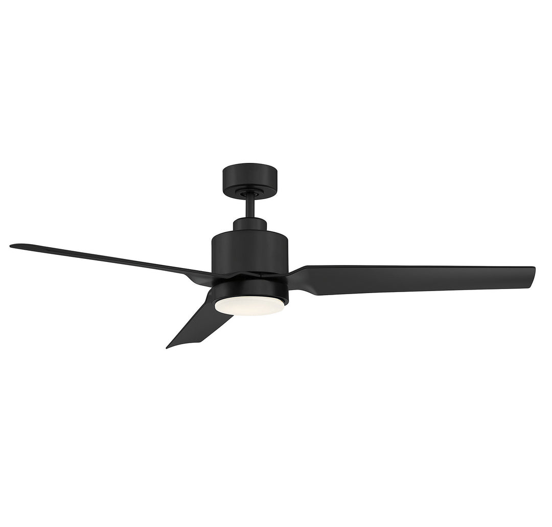 Meridian M2012MBK Ceiling Fan 52 - Matte Black, Black/