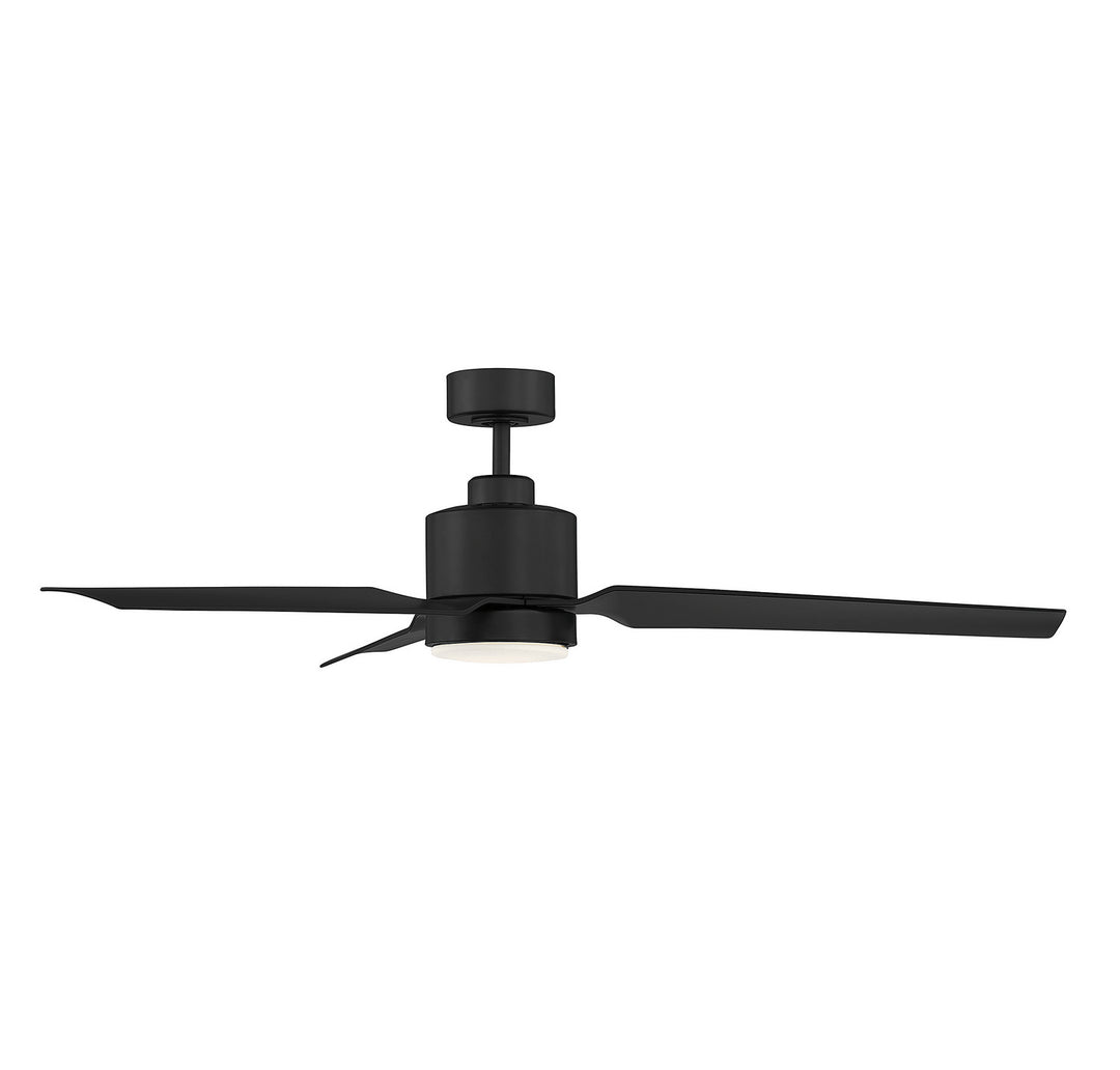 Meridian M2012MBK Ceiling Fan 52 - Matte Black, Black/