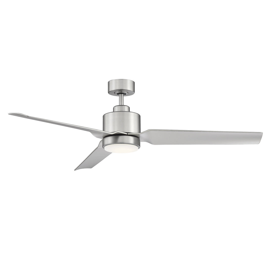 Meridian M2012BN Ceiling Fan 52 - Brushed Nickel, Silver/