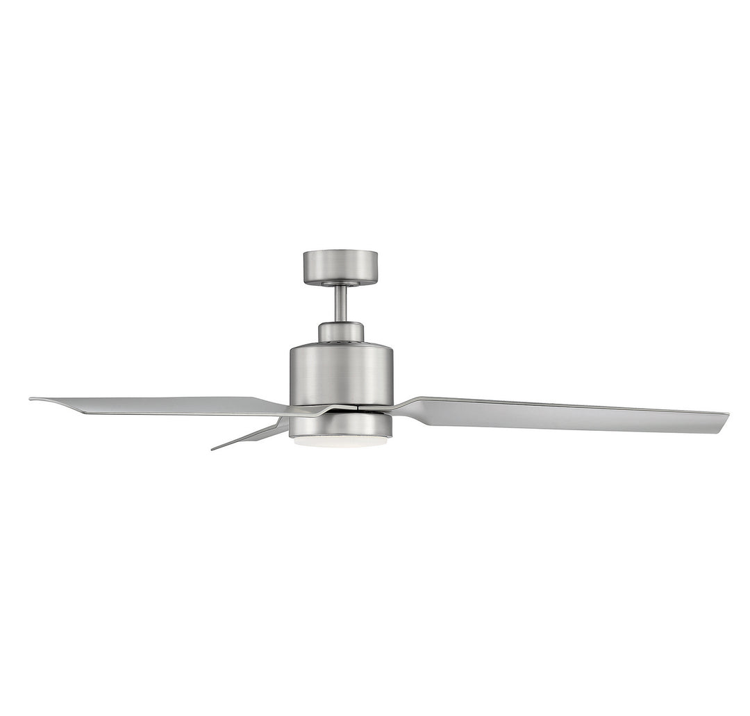 Meridian M2012BN Ceiling Fan 52 - Brushed Nickel, Silver/