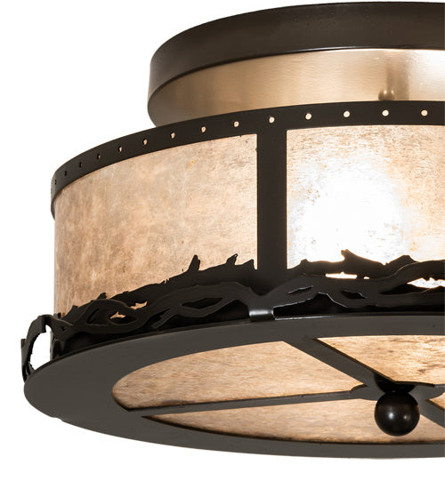 Meyda Tiffany Rustic 112999 Ceiling Light - Timeless Bronze