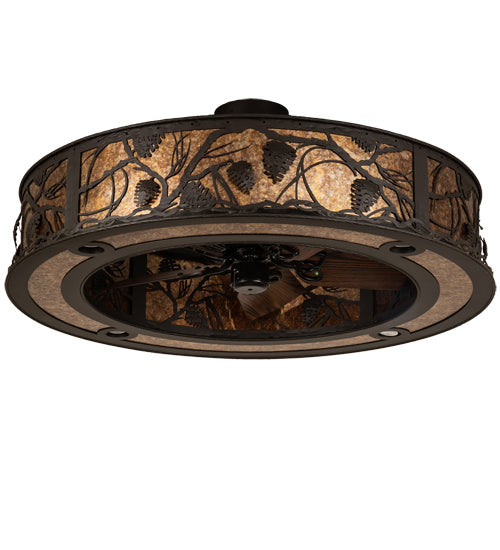 Meyda Tiffany Whispering Pines 232270 Ceiling Fan - Oil Rubbed Bronze