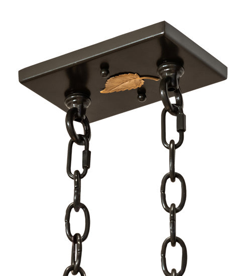 Meyda Tiffany Elk At Lake 237973 Pendant Light - Timeless Bronze