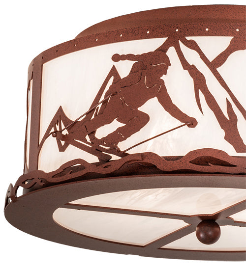 Meyda Tiffany Alpine 238687 Ceiling Light - Rust
