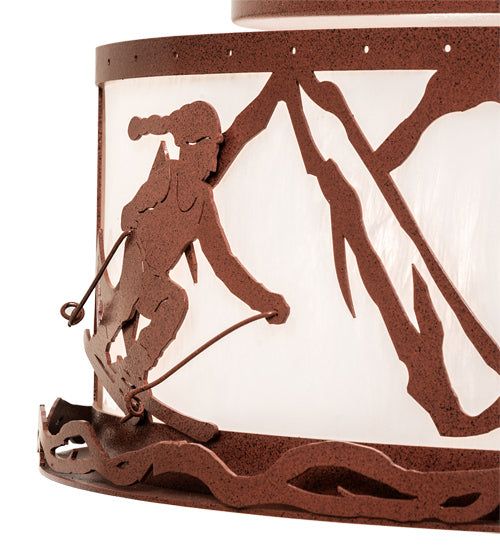 Meyda Tiffany Alpine 238687 Ceiling Light - Rust