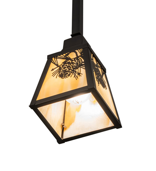 Meyda Tiffany Winter Pine 239256 Pendant Light - Craftsman Brown