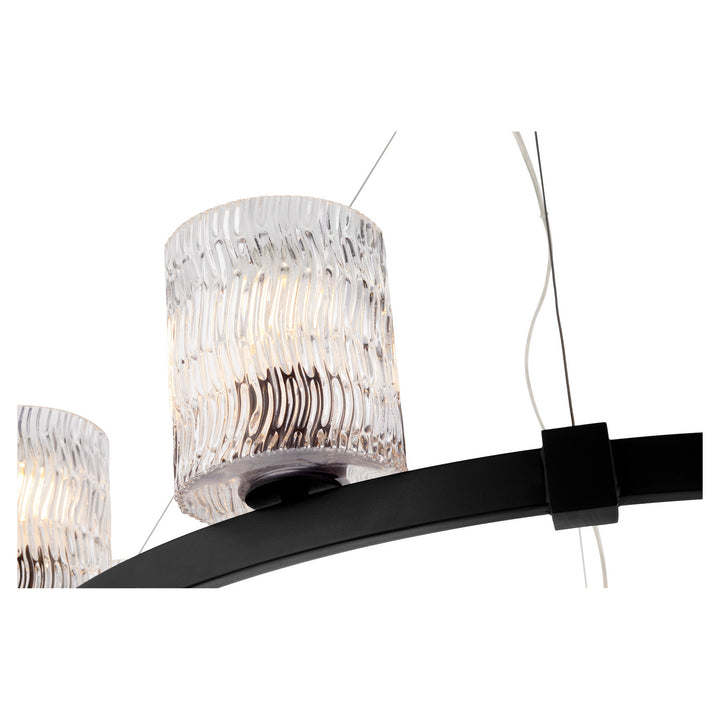 Quorum Stadium 6184-8-69 Chandelier Light - Noir