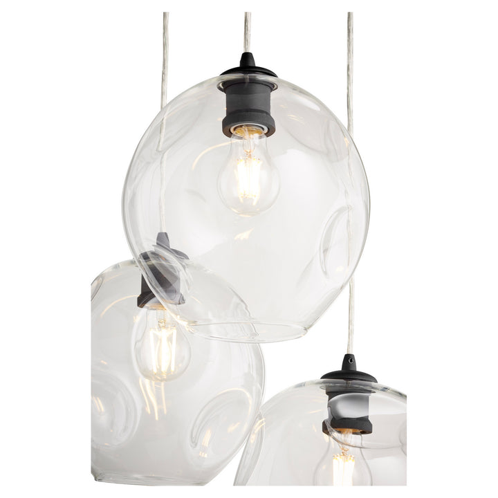Quorum Numen 63-69 Pendant Light - Textured Black