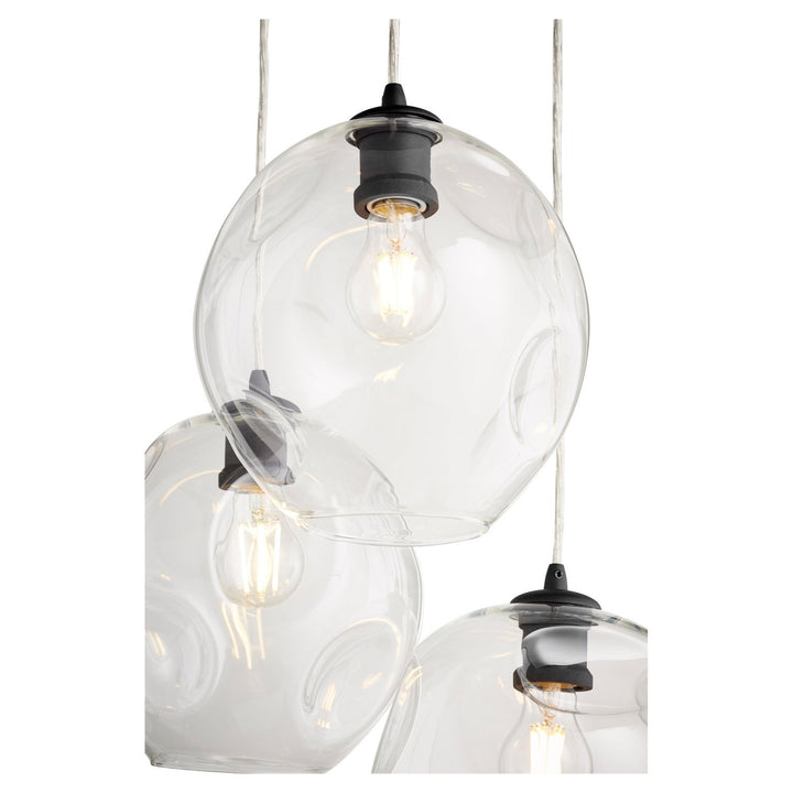 Quorum Numen 63-69 Pendant Light - Textured Black