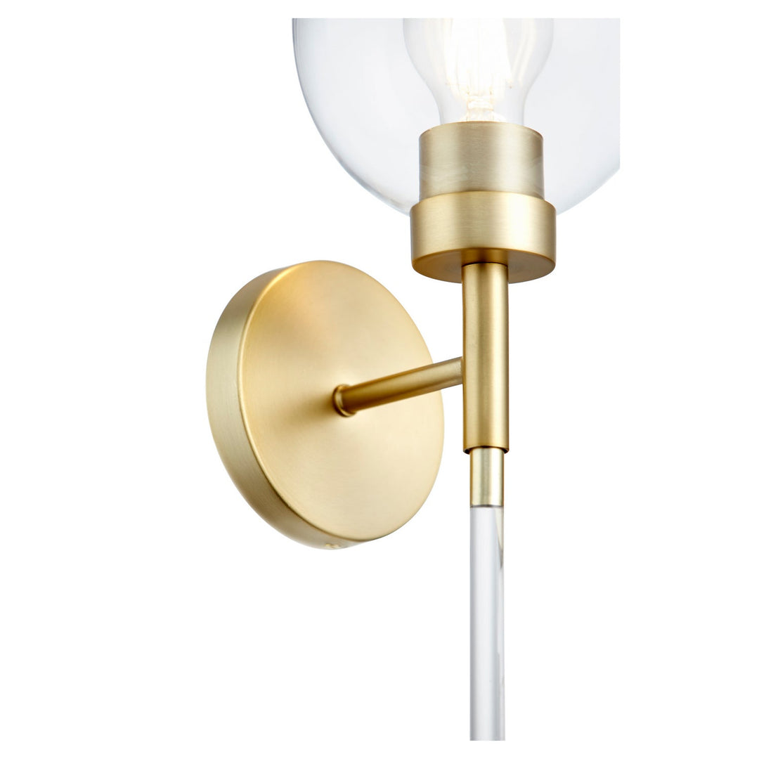 Quorum Volán 5317-1-80 Wall Sconce Light - Aged Brass