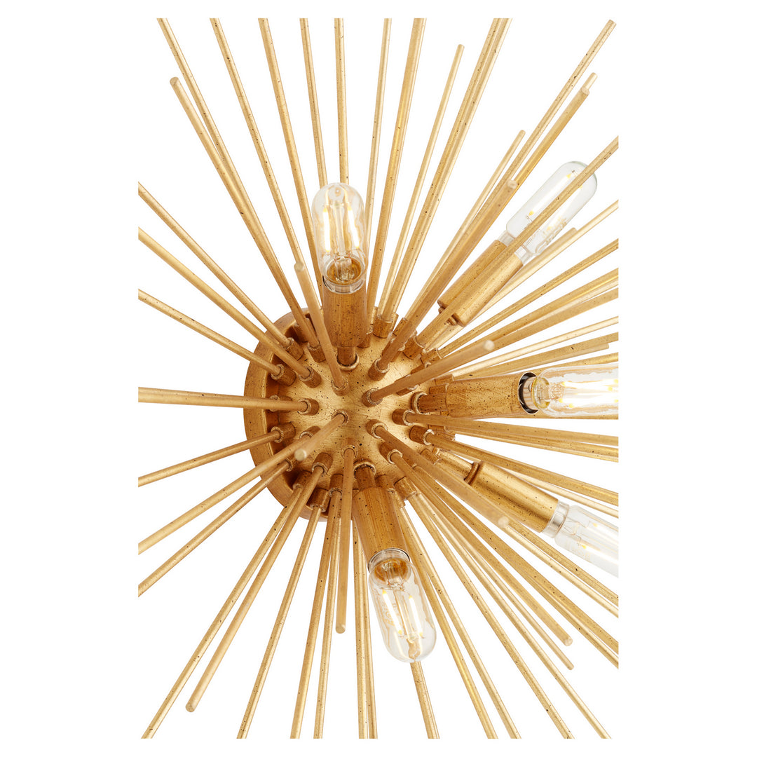 Quorum Electra 300-5-74 Wall Sconce Light - Gold Leaf